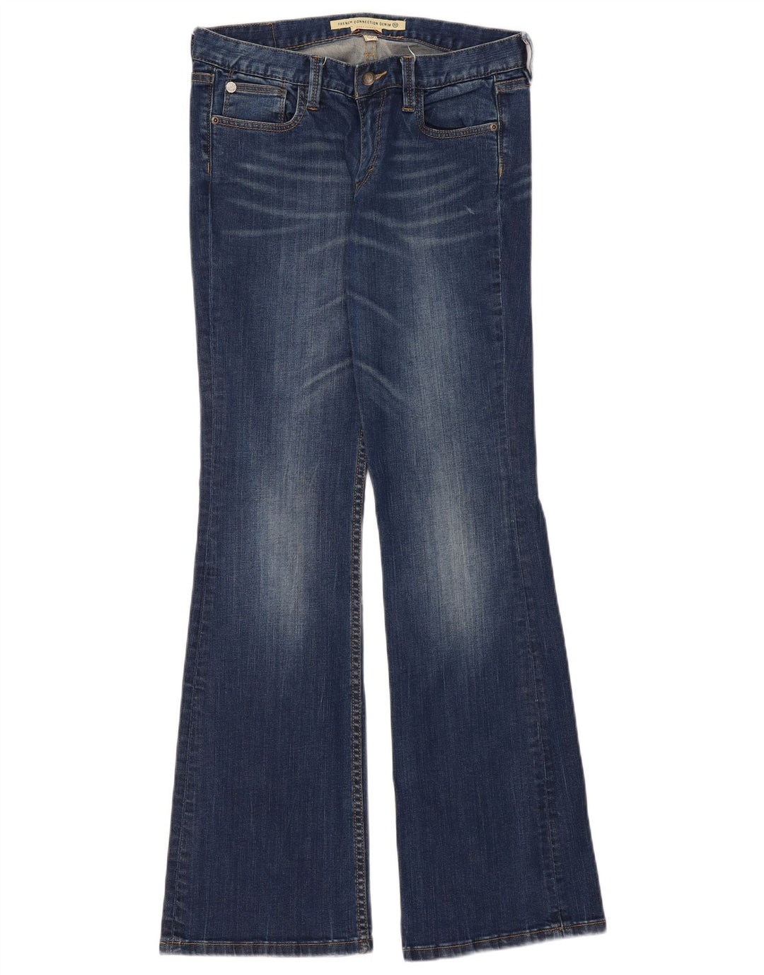 Jeansy damskie French Connection Bootcut Flared UK 12 Medium W32 L34 Niebieskie