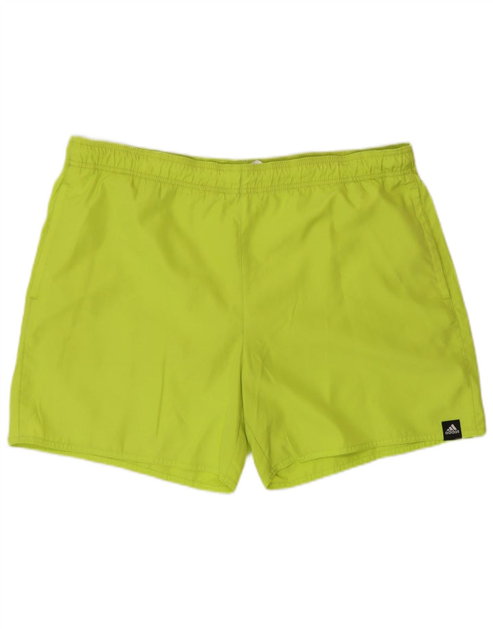 Męskie spodenki sportowe Adidas, duże, zielone, z poliestru