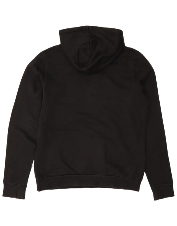 Damski sweter z kapturem Puma z grafiką UK 14, duży, czarny, bawełniany