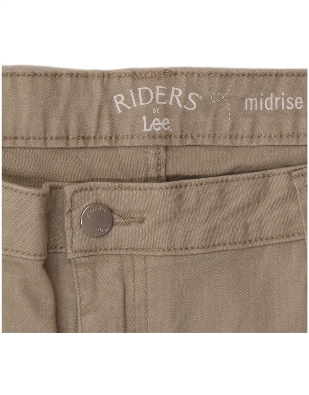 Damskie spodenki Lee Riders Mid Rise W38 2XL beżowe