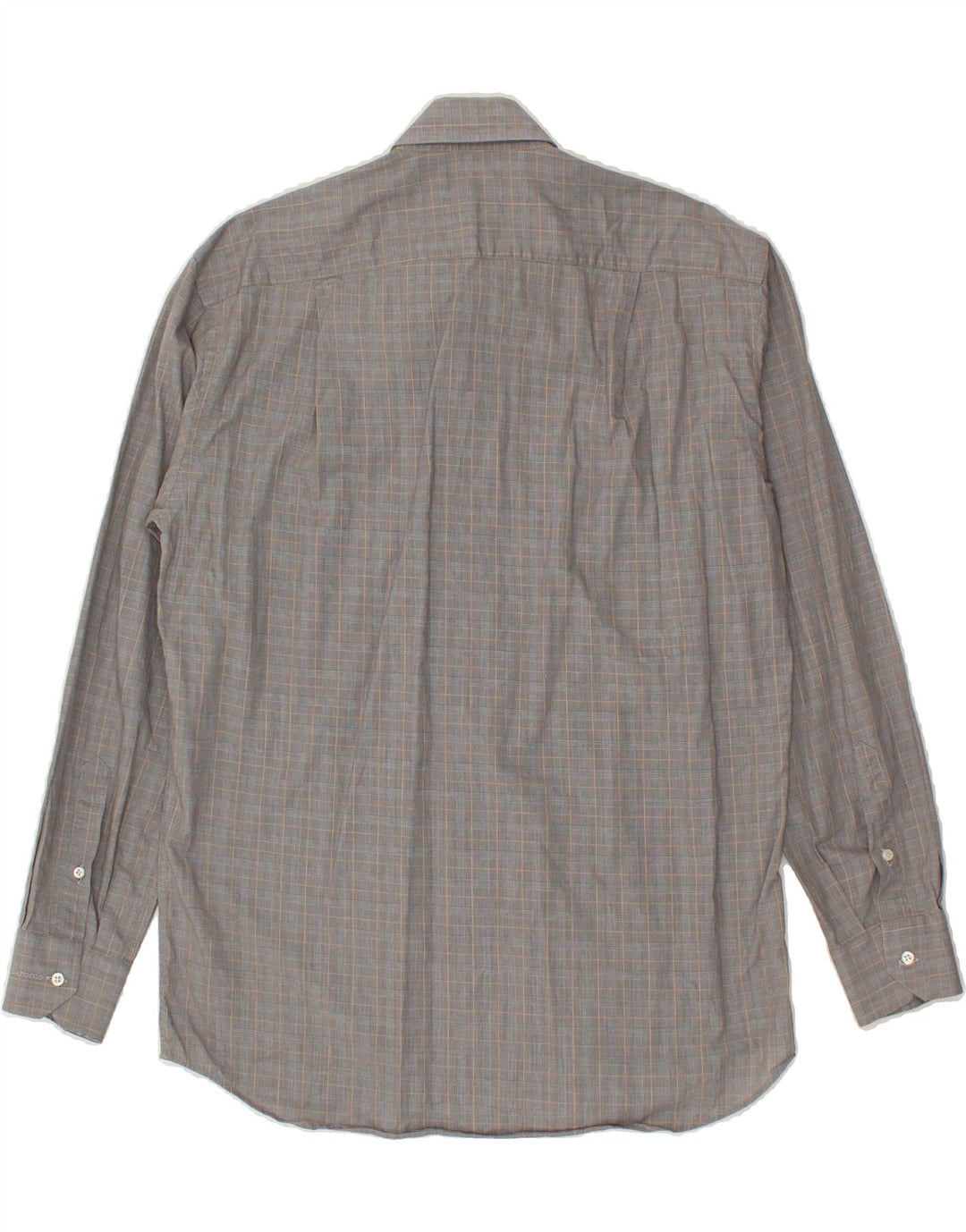 ROCCOBAROCCO Mens Shirt Size 15 3/4 40 Medium Grey Check Vintage Roccobarocco and Second-Hand Roccobarocco from Messina Hembry 