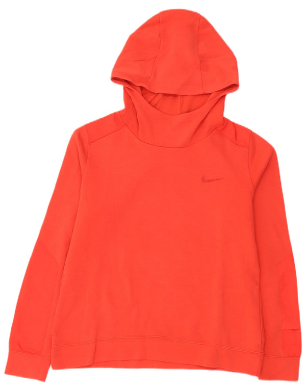 Męska bluza z kapturem Nike, średnia czerwona, bawełniana