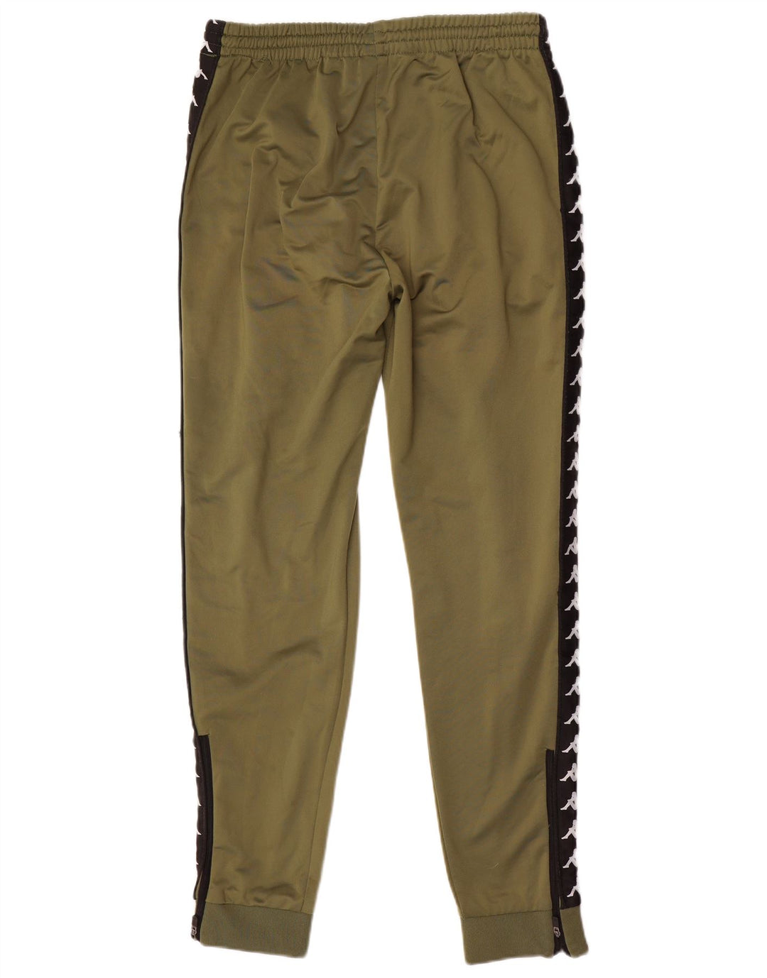 Męskie spodnie dresowe KAPPA z grafiką, duże zielone bloki kolorów