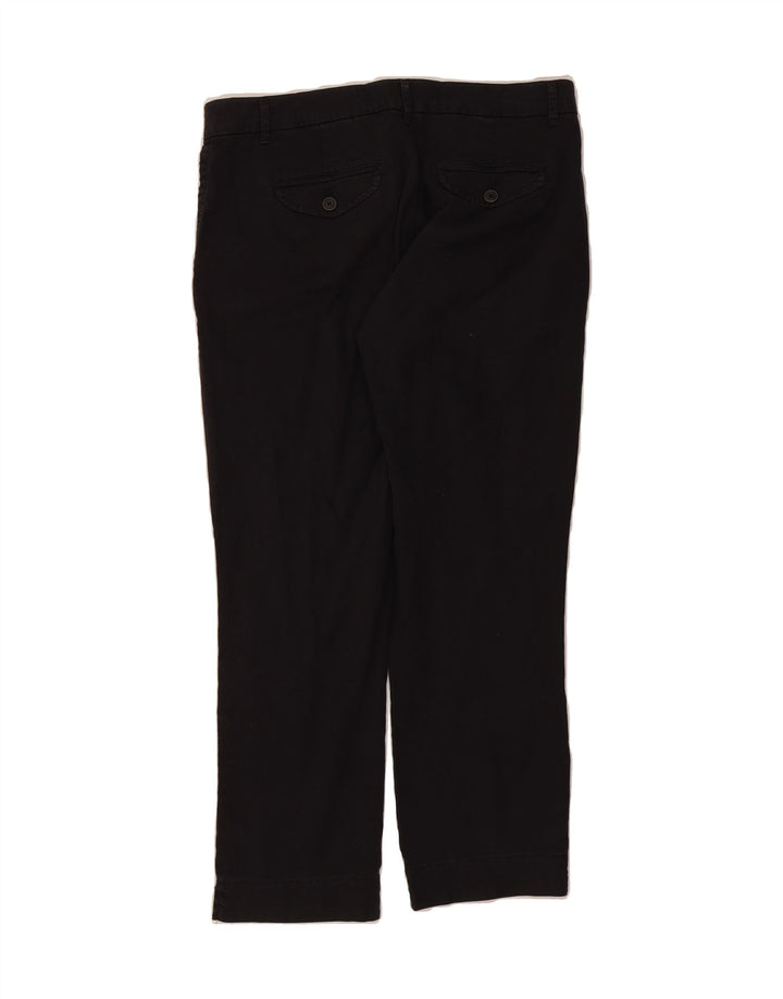 BENETTON Womens Straight Cropped Trousers W32 L24 Grey Vintage Benetton and Second-Hand Benetton from Messina Hembry 