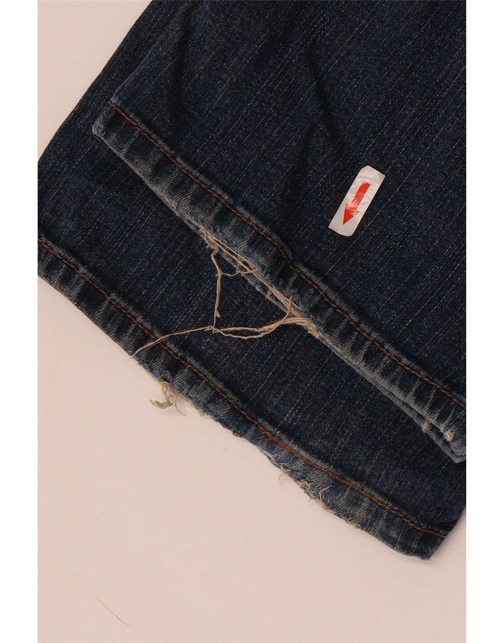 Damskie jeansy Levi's 515 Bootcut US 8 Medium W30 L31 Niebieska bawełna
