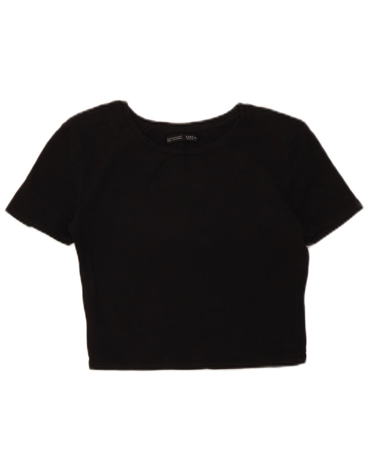 Damska koszulka Crop Top Zara UK 8 Small Black