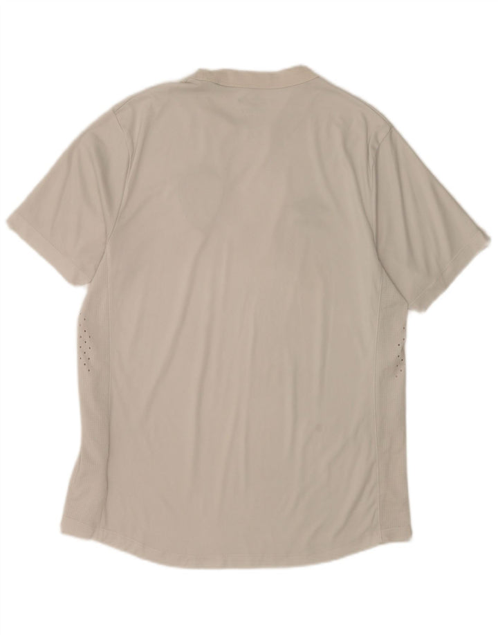Męski T-shirt z grafiką Umbro Brisbane Roar FC, średni biały poliester