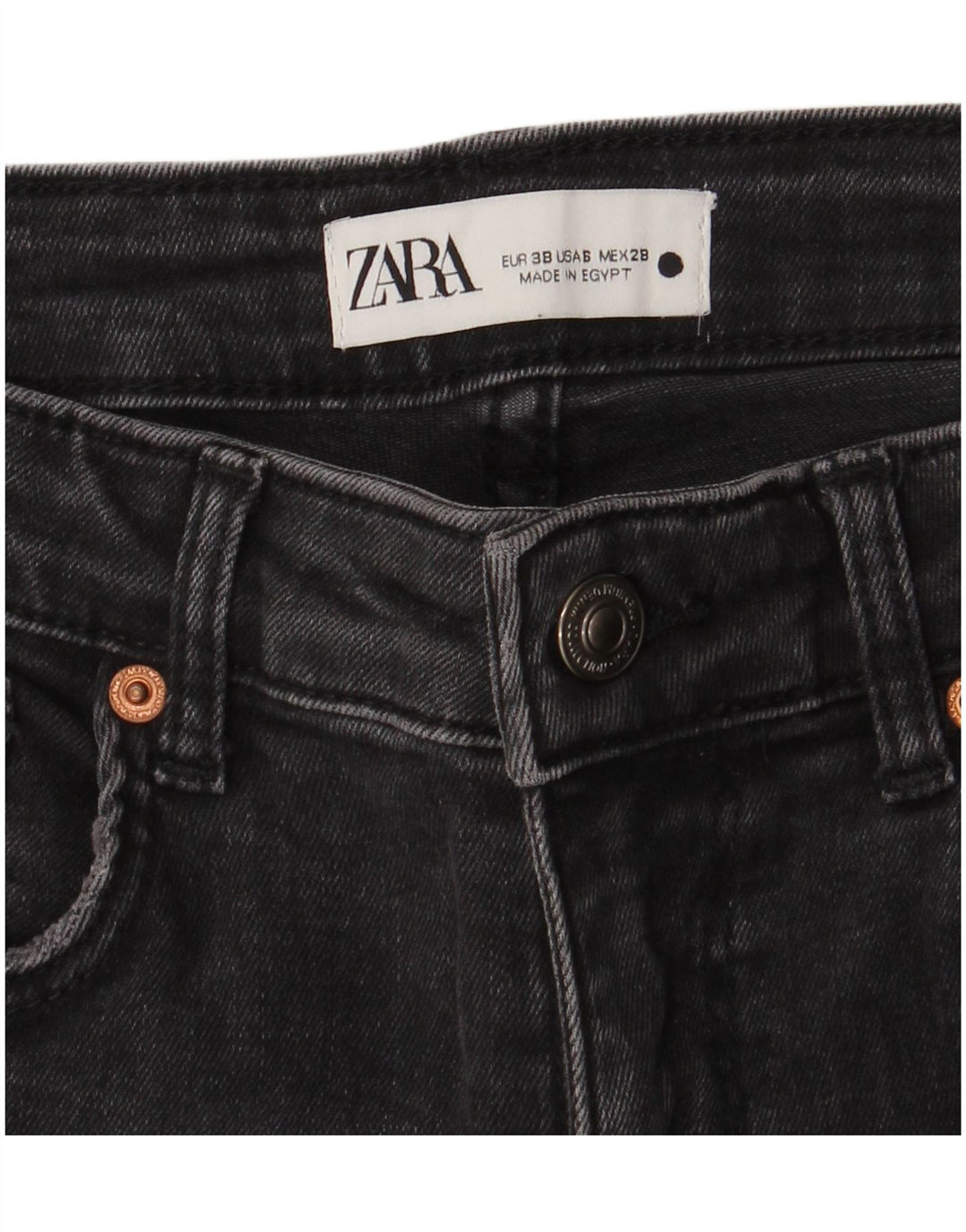 Dżinsy damskie Zara EU 38 Small W28 L25 szare
