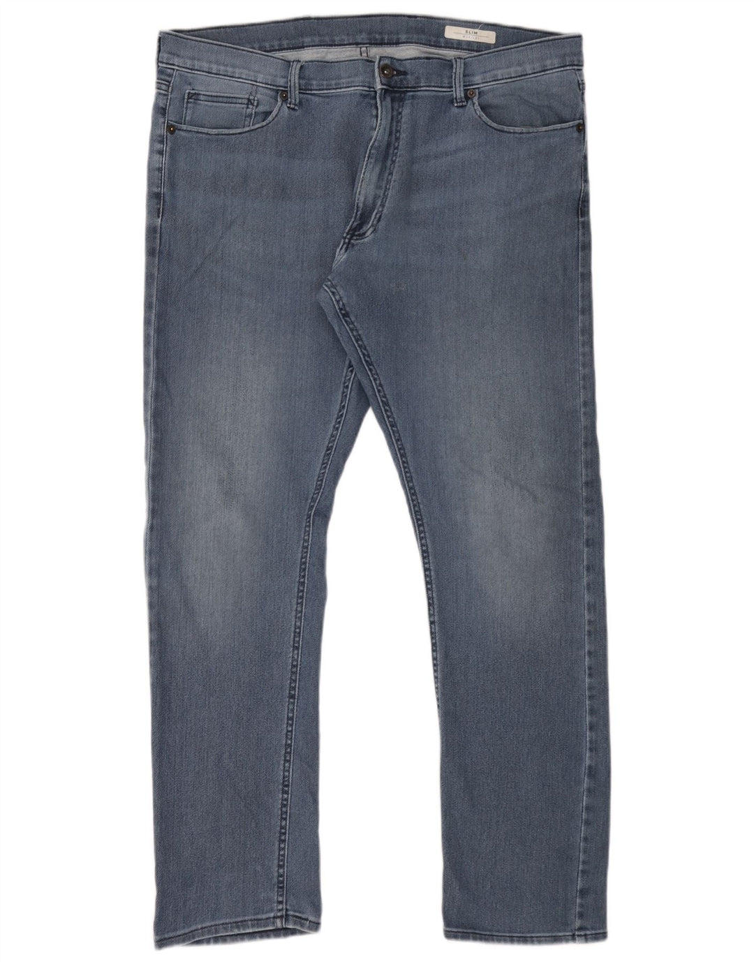 Marks & Spencer męskie slim jeansy W38 L31 Blue Cotton