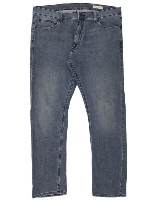 Marks & Spencer Mens Slim Jeans W38 L31 Blue Cotton