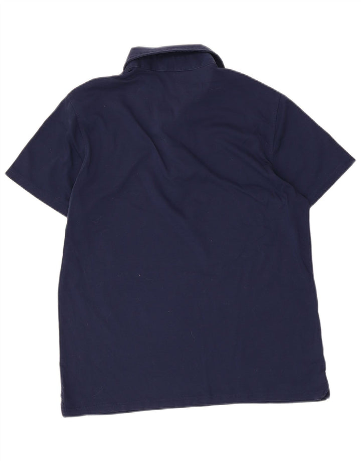 Męska koszulka polo Massimo Dutti, duża, granatowa
