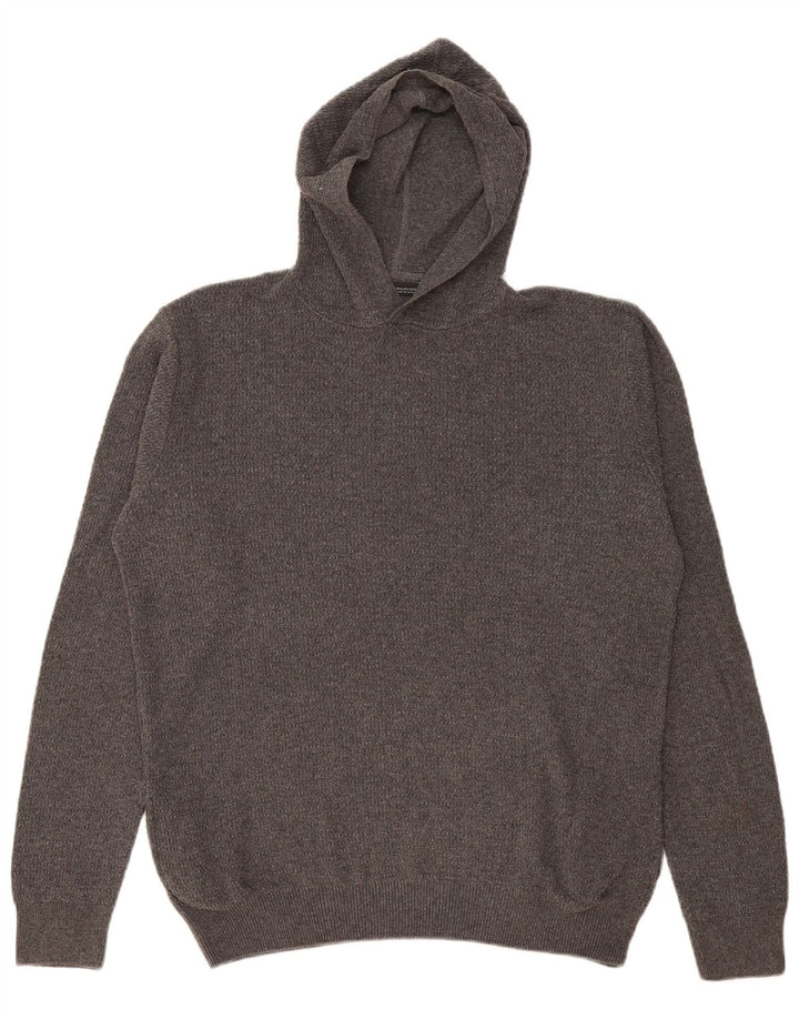 Męski sweter z kapturem Zara XL, szary