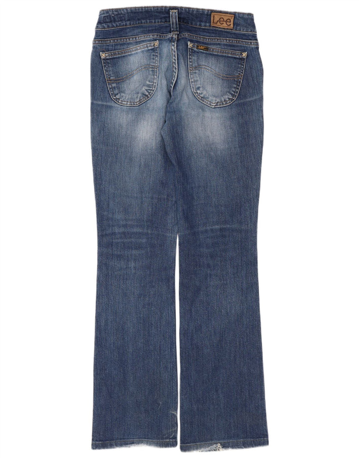 Damskie jeansy Leeola Bootcut W30 L35, niebieskie, bawełniane