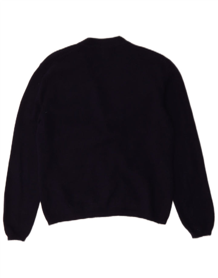 Sweter damski Zara Cardigan UK 14, duży, granatowy, wełniany