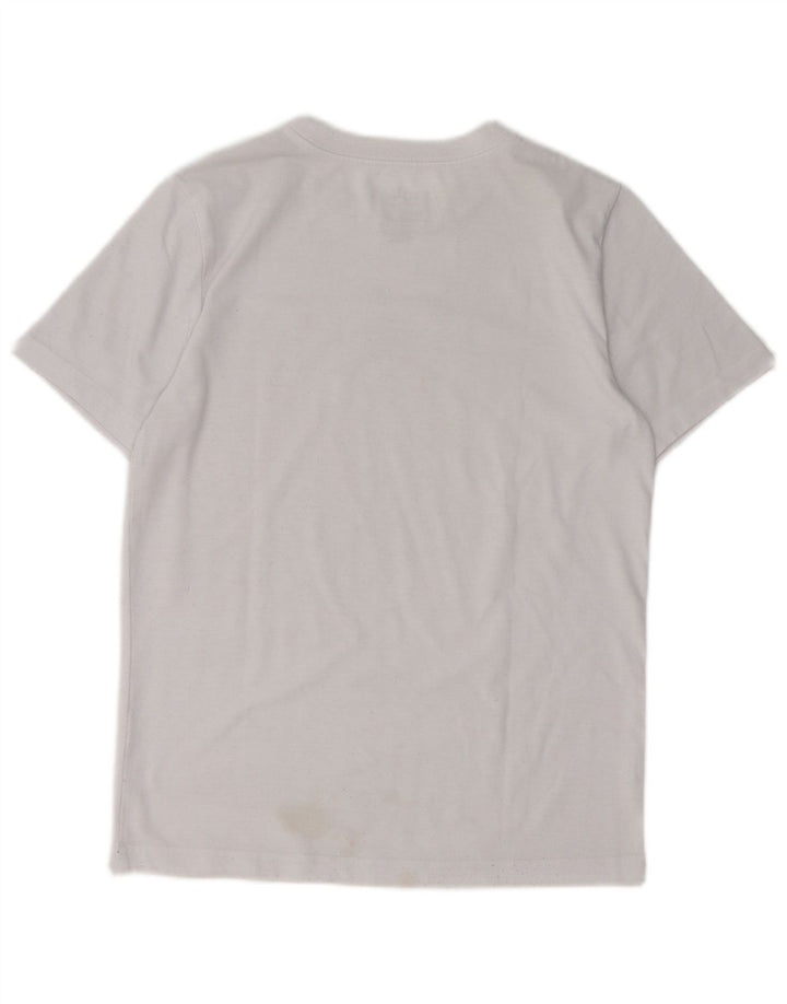 Chłopięcy T-shirt z grafiką Jordan, rozmiar 12-13 lat, duży, biały, poliester