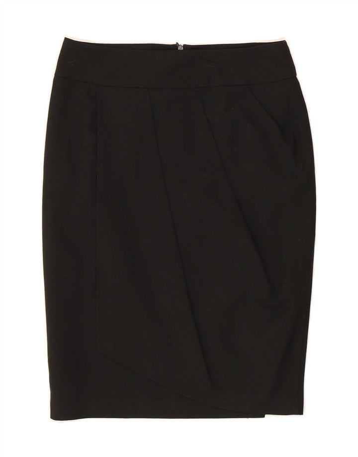 BENETTON Womens Pencil Skirt W26 Small  Black Vintage Benetton and Second-Hand Benetton from Messina Hembry 