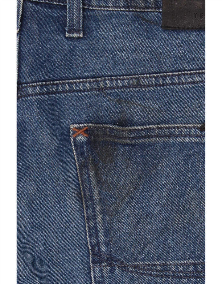 Męskie proste dżinsy Ted Baker W36 L34 Niebieskie, bawełniane