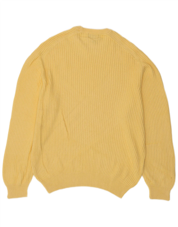 Sweter damski LES COPAINS Blue Eagle z okrągłym dekoltem IT 48 XL żółty