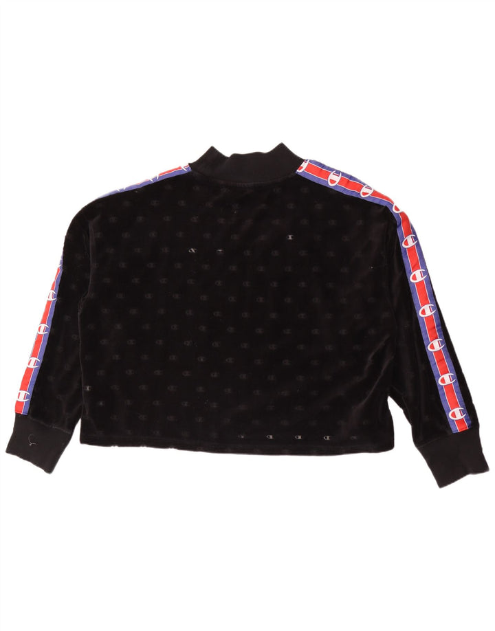 Damska bluza z grafiką Champion UK 14 w kolorze średniej czerni