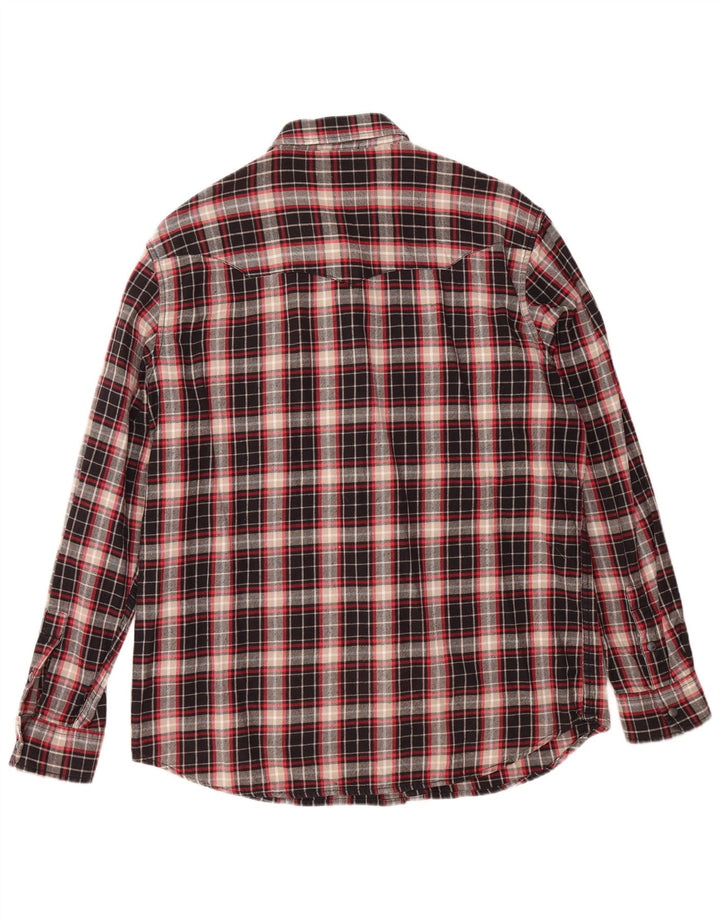 WRANGLER Męska koszula flanelowa o regularnym kroju XL, czarna, bawełniana w kratę