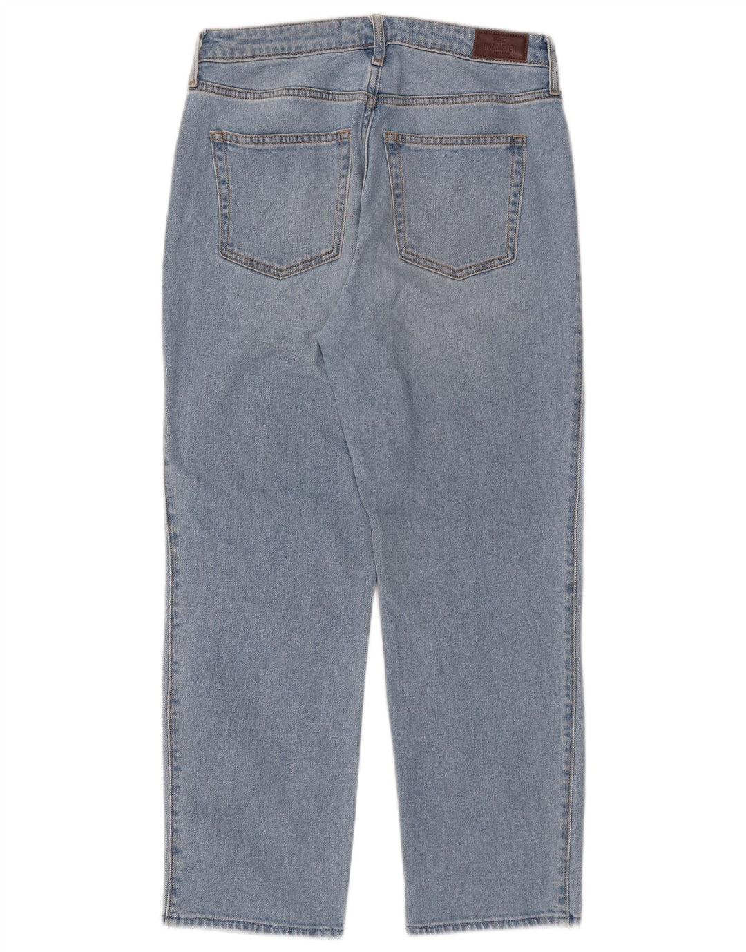 SUPERDRY Damskie proste dżinsy W29 L27 Niebieskie bawełniane