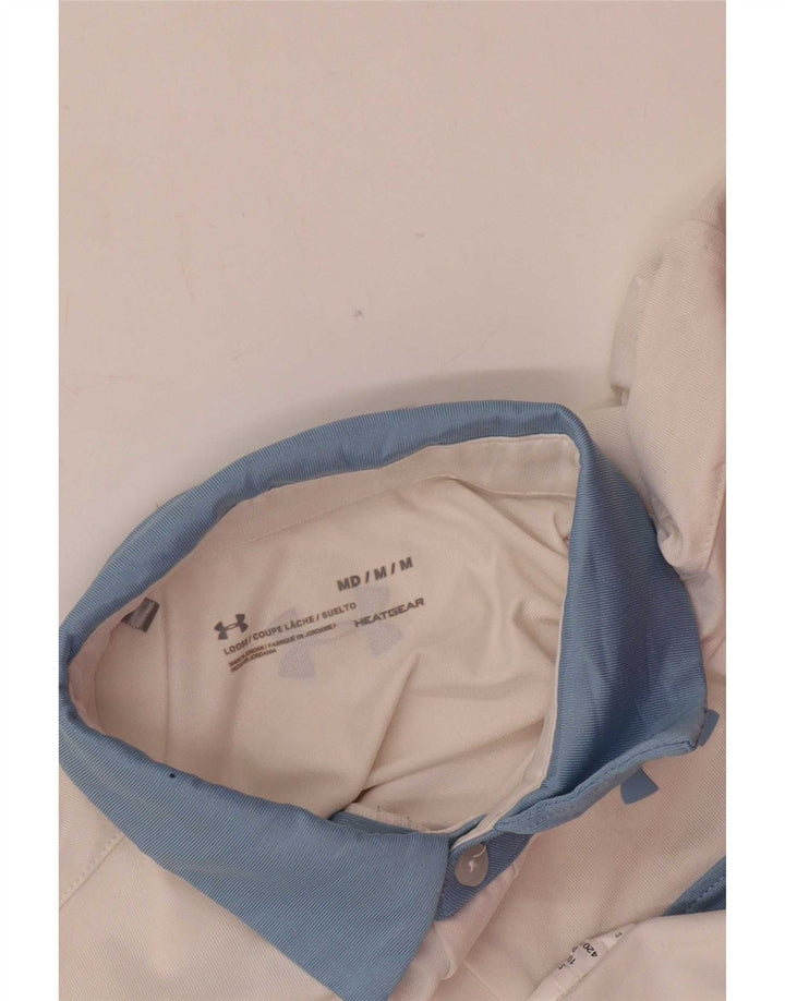 Męska koszulka polo Under Armour w kolorze średniobiałym
