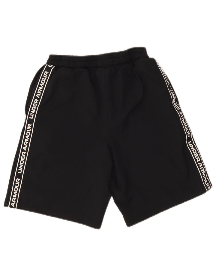 Chłopięce spodenki sportowe Under Armour 9-10 lat, średni czarny poliester