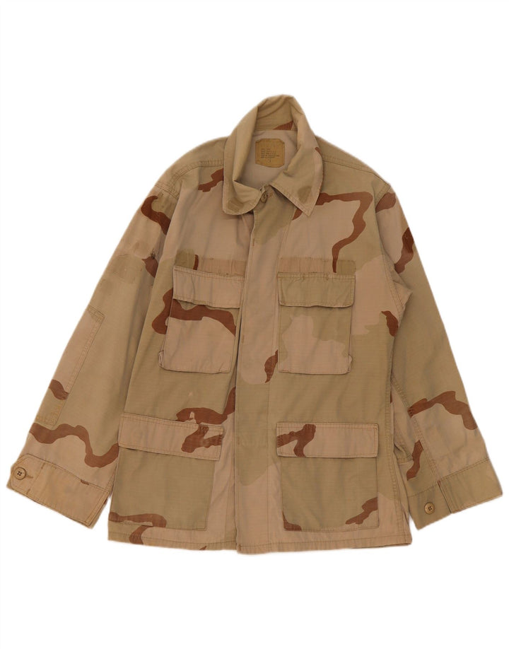 Męska kurtka użytkowa Vintage UK 36 w małym kamuflażu khaki