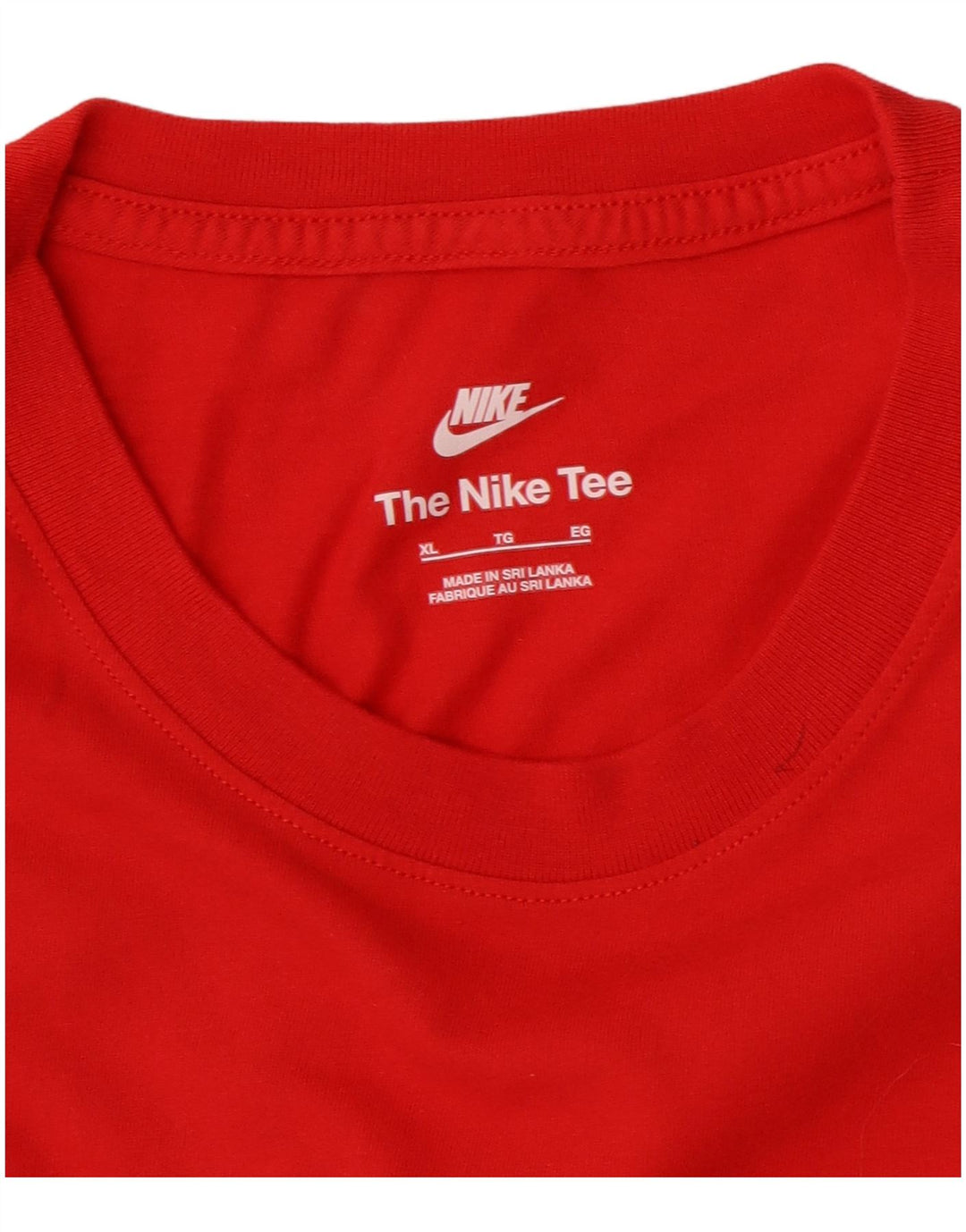 Męska koszulka T-shirt NIKE XL, czerwona