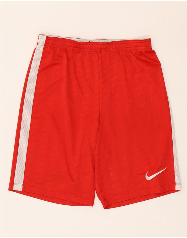 Męskie spodenki sportowe Nike Dri Fit, mały, czerwony, poliestrowy blok kolorów