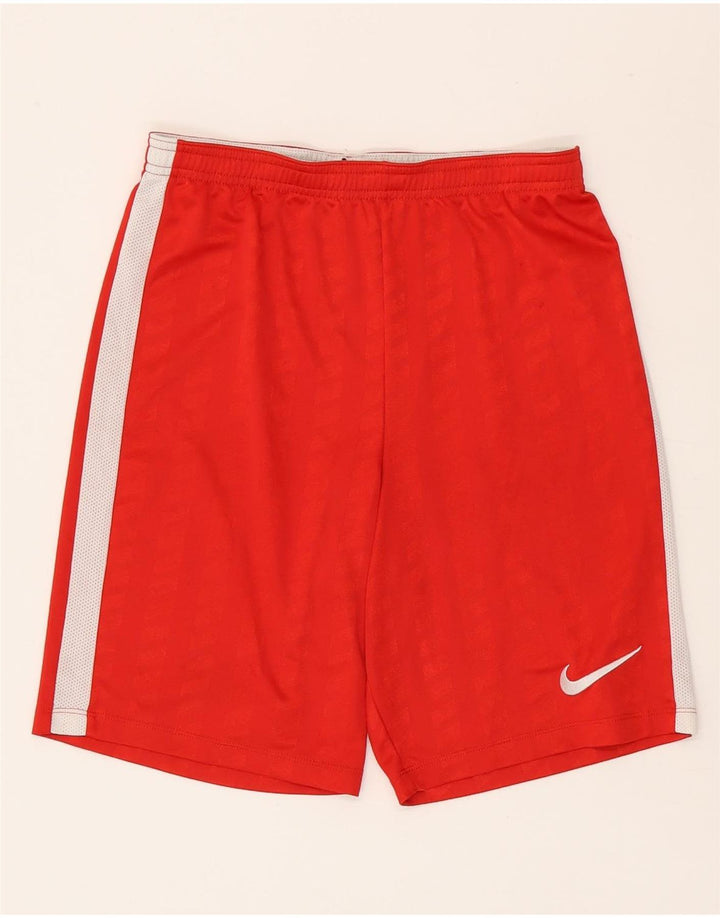 Męskie spodenki sportowe Nike Dri Fit, mały, czerwony, poliestrowy blok kolorów
