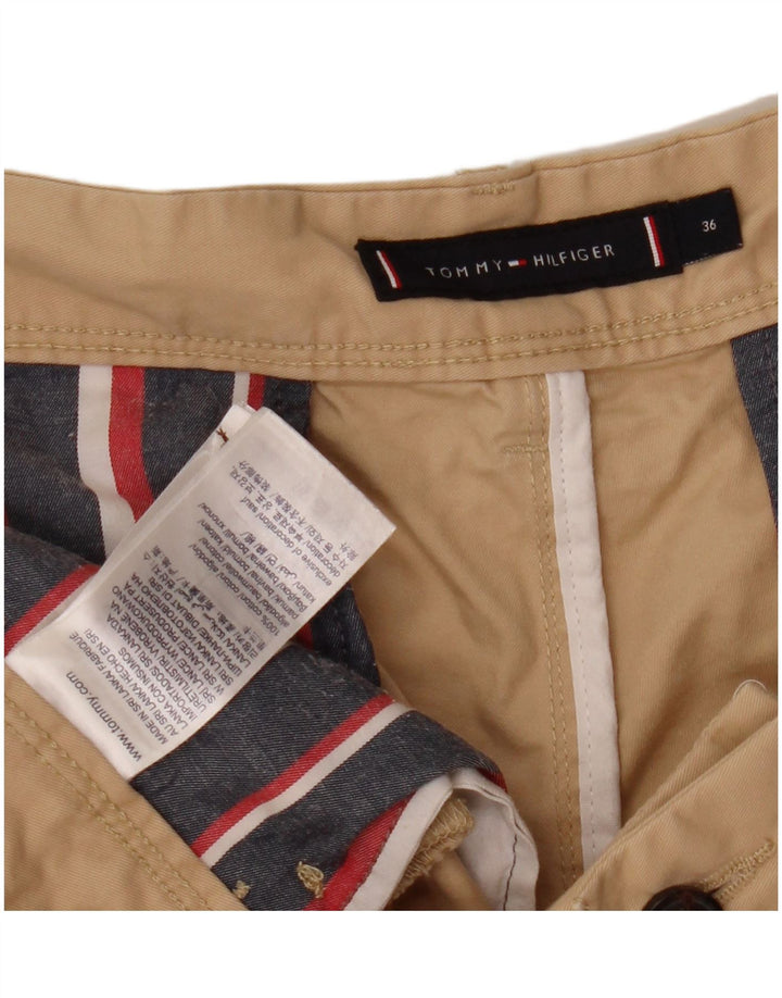 Męskie spodenki cargo Tommy Hilfiger W36 duże, beżowe, bawełniane
