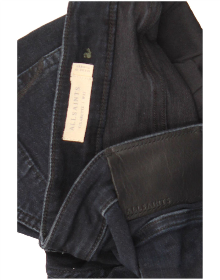 All Saints Męskie Cigarette Slim Jeans W32 L32 Granatowa bawełna