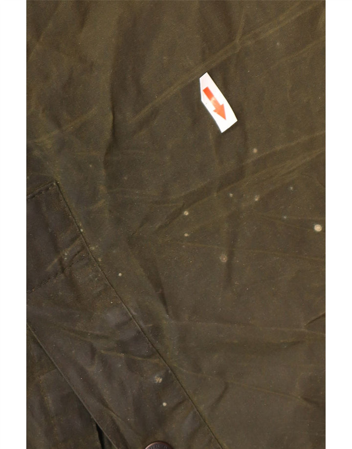 Męska kurtka Barbour z woskowanej bawełny UK 46 3XL, bawełna khaki