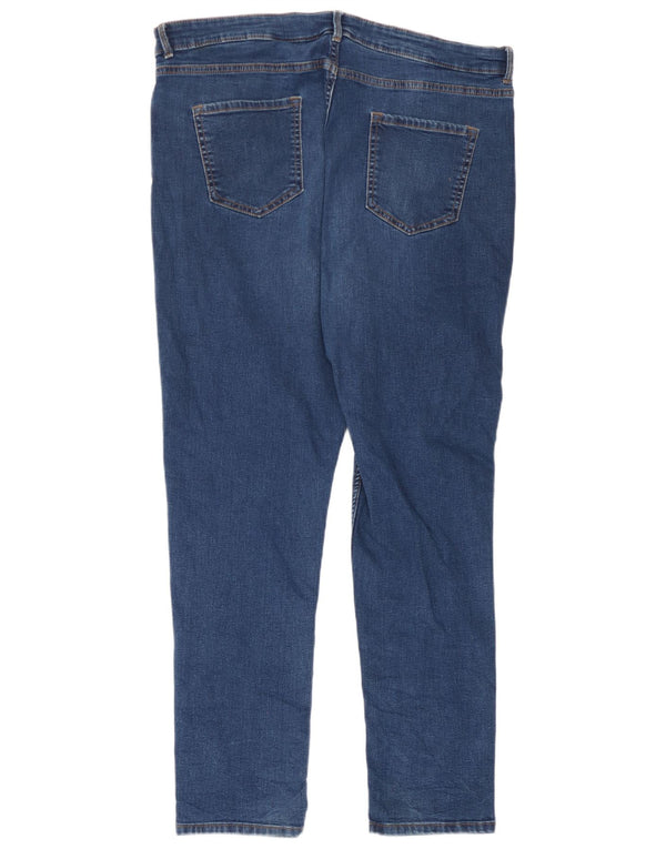 Marks & Spencer Damskie The Lily Slim Jeans UK 18 XL W36 L28 Niebieskie bawełniane