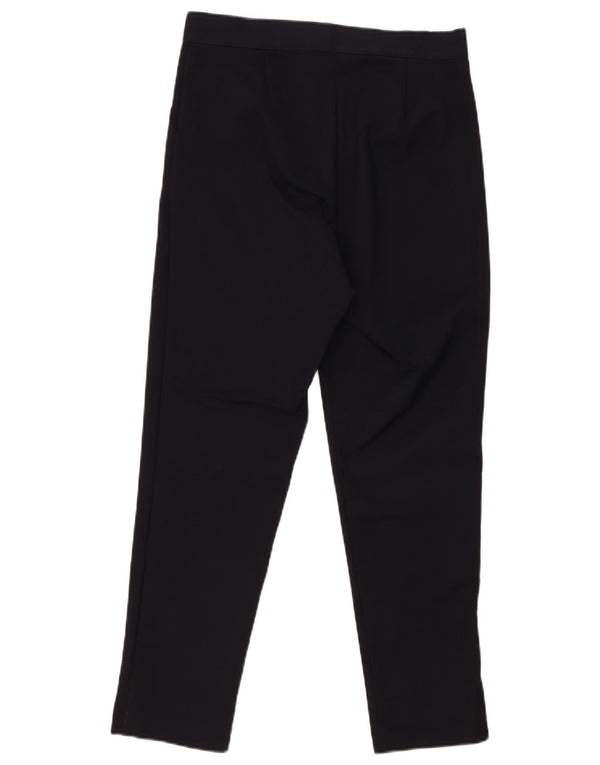 Marks & Spencer Damskie spodnie codzienne z wysokim stanem UK 12 Medium W30 L27 Granatowe