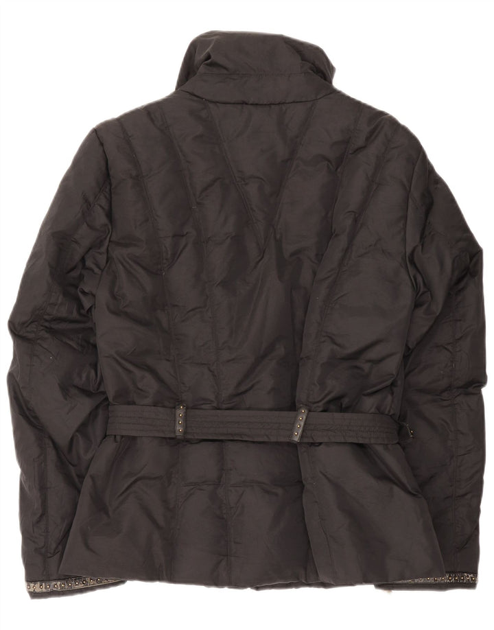 Damska ocieplana kurtka Trussardi IT 48 XL, czarny poliamid