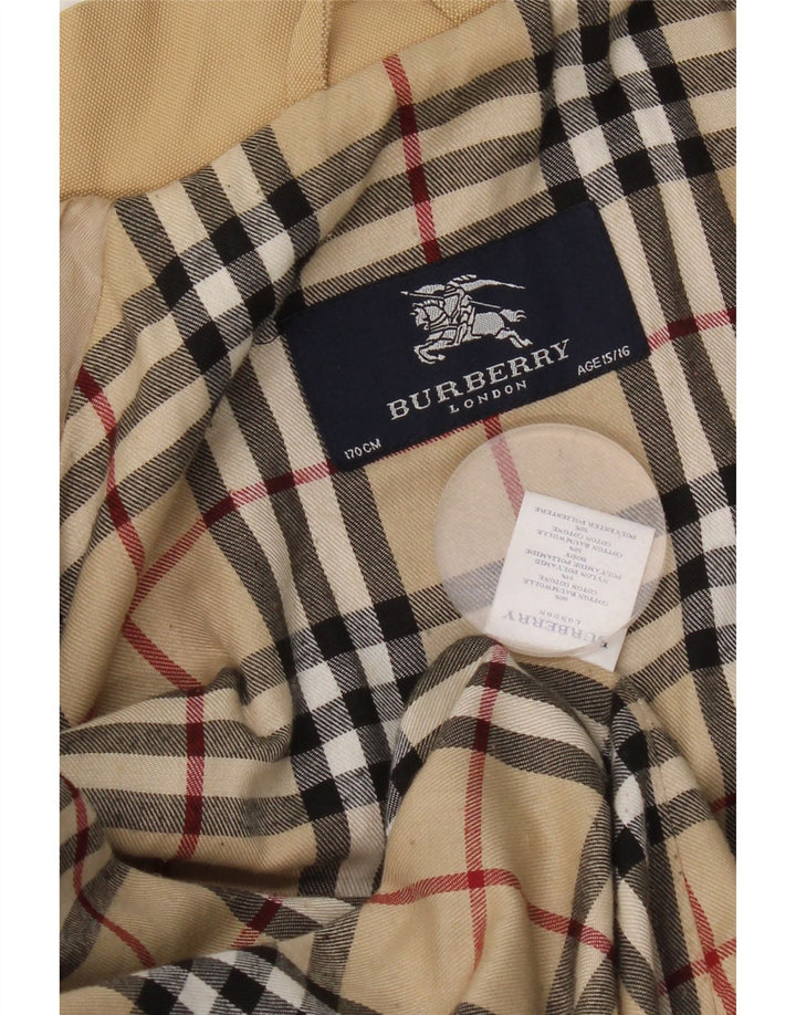 Kurtka wiatrówka chłopięca Burberry 15-16 lat, beżowa, bawełniana
