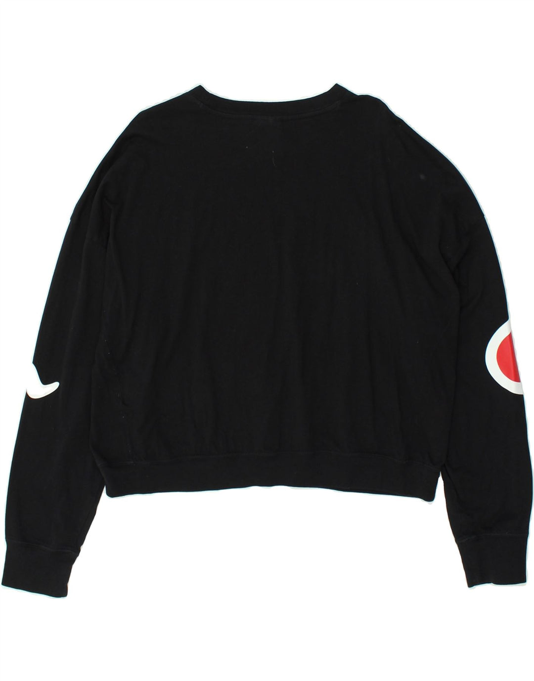 Damska bluza CHAMPION z grafiką w stylu Crop UK 14, średnia czarna bawełna