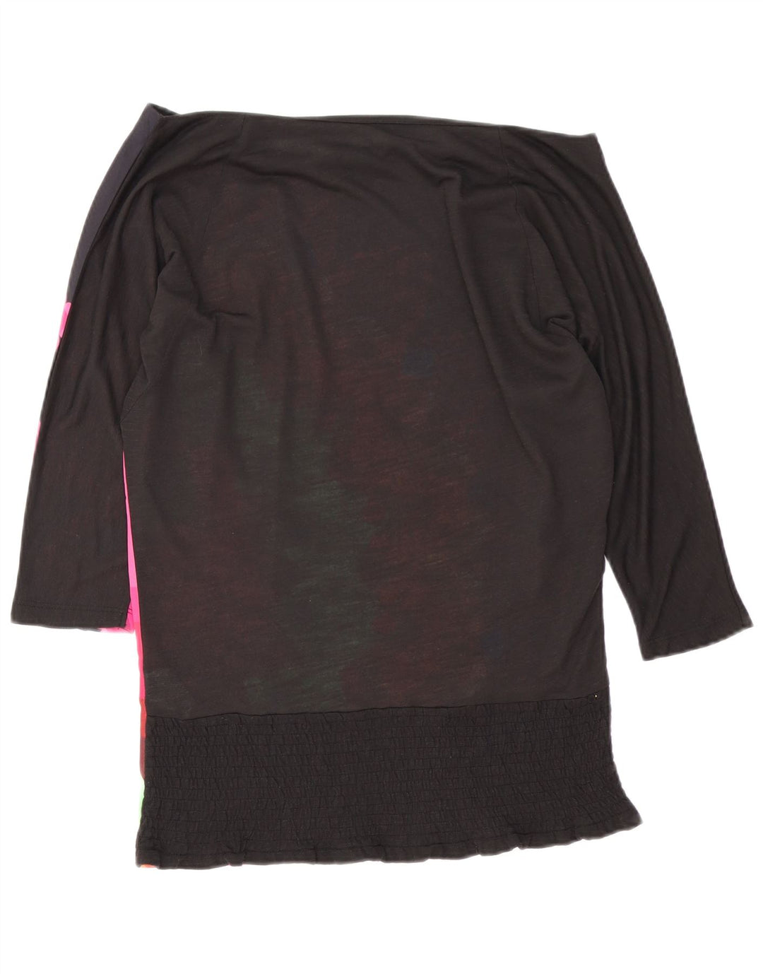 Damski top Desigual Oversize Graphic Off Shoulder UK 10 Small Black