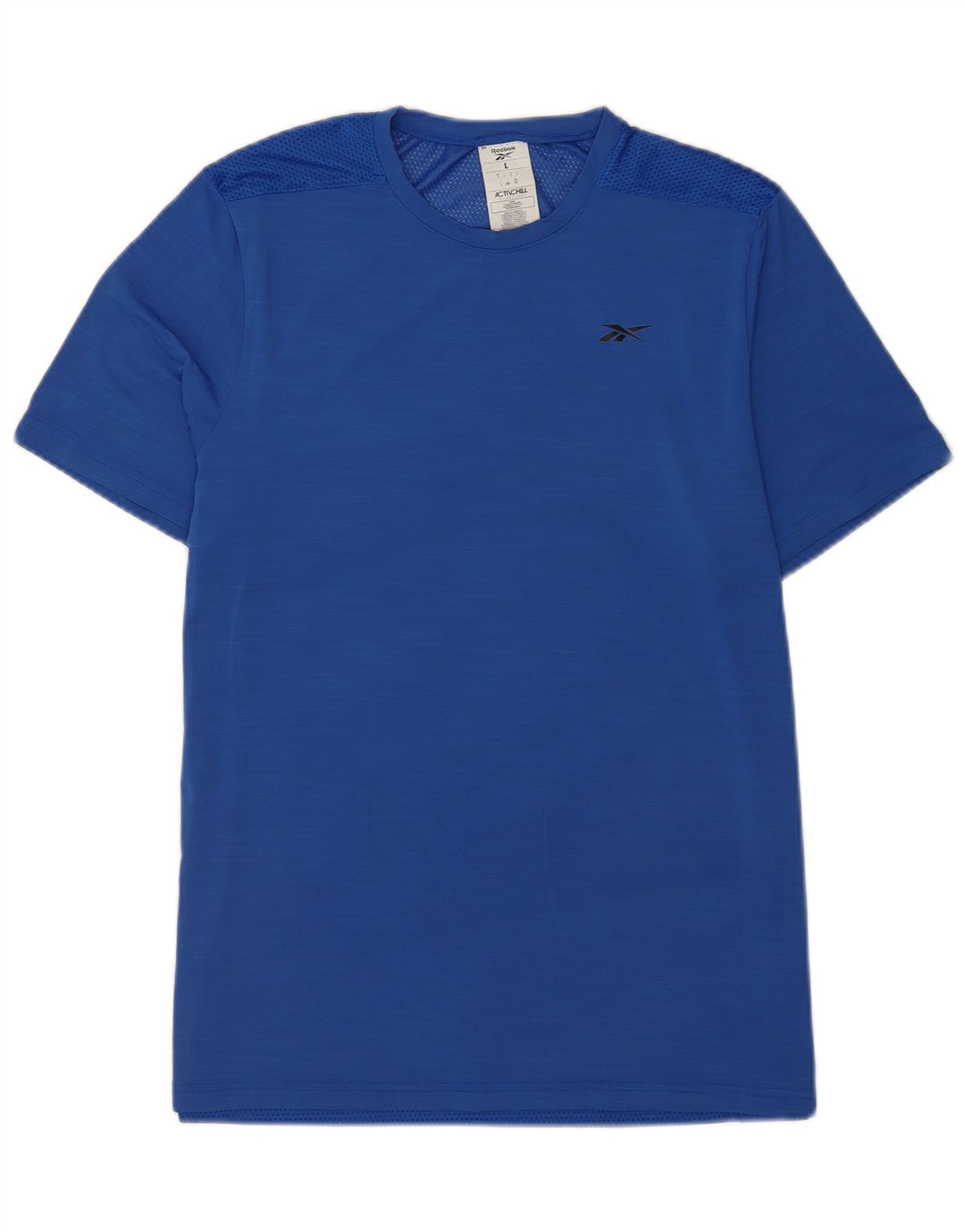 Męska koszulka Reebok Tall Graphic Top, duża, niebieska, nylonowa