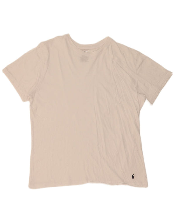 Koszulka męska Polo Ralph Lauren Top XL, biała bawełna