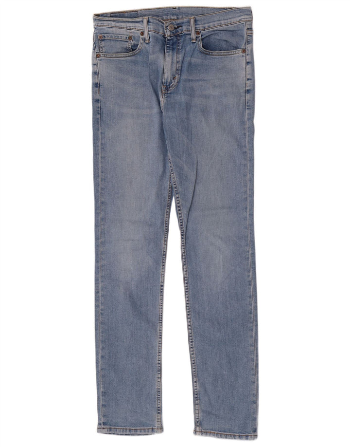 Męskie jeansy Levi's 511 Slim W32 L34 Niebieska bawełna