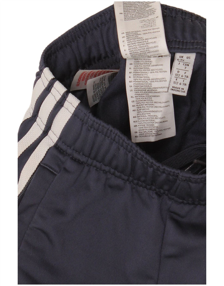 ADIDAS Chłopięce spodnie dresowe Joggery 6-7 lat Granatowy poliester