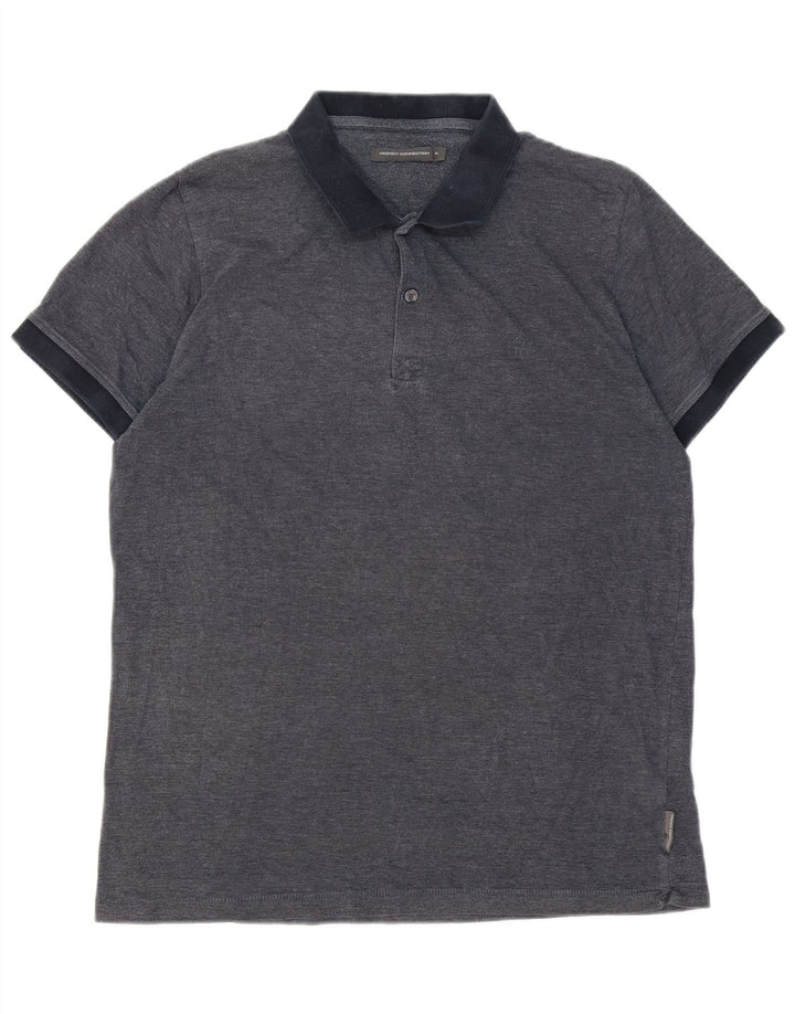 Męska koszulka polo French Connection XL, szara, bawełniana