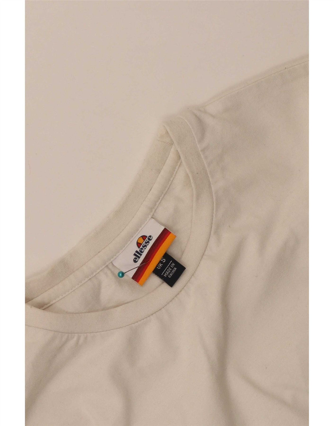 Damska koszulka Ellesse Crop Graphic Top UK 10 Small White