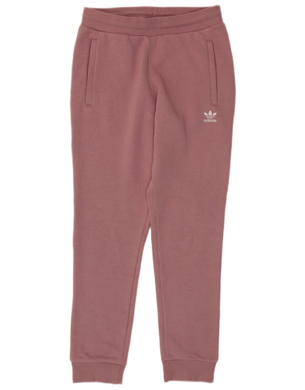 Damskie spodnie dresowe Adidas Joggers UK 12 Medium Pink Cotton