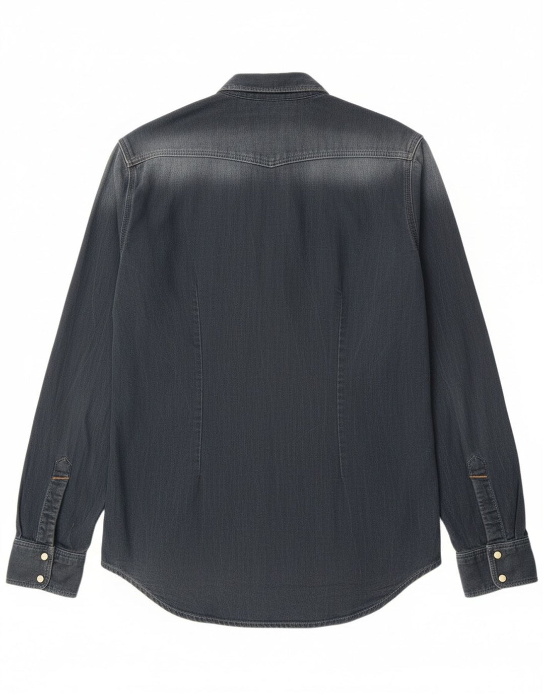 PEPE JEANS Mens Slim Fit Denim Shirt Medium Navy Blue