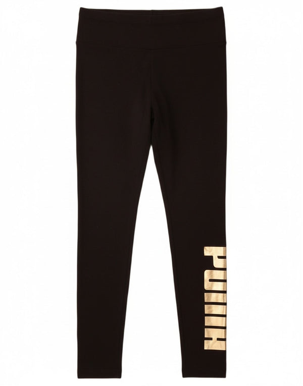 Damskie legginsy Puma Graphic UK 12, średnie czarne