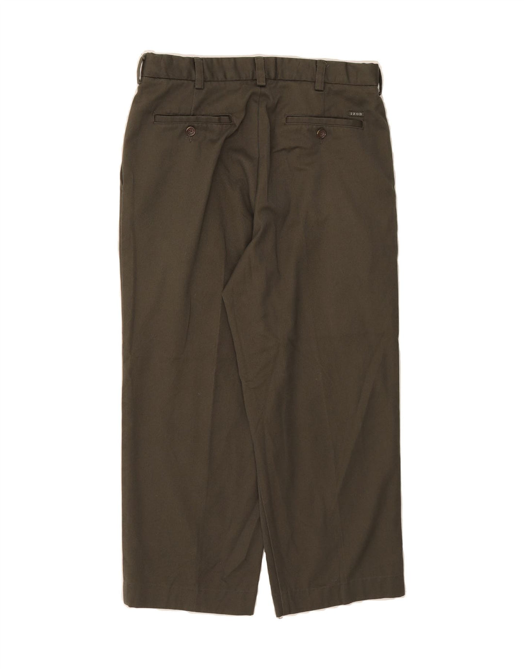 IZOD Mens Izod Pegged Chino Trousers W32 L25  Khaki Polyester Vintage Izod and Second-Hand Izod from Messina Hembry 